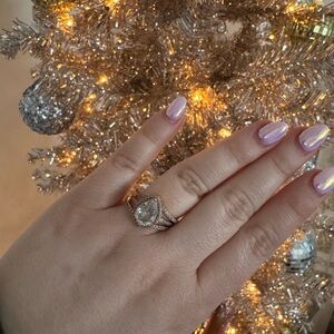 Pandora Ring Set Rose Gold